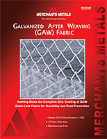 Galvanized After Weaving