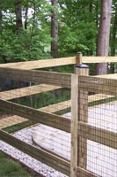 Pool Code wood fences for pools