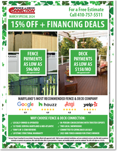 Fence and Deck Specials