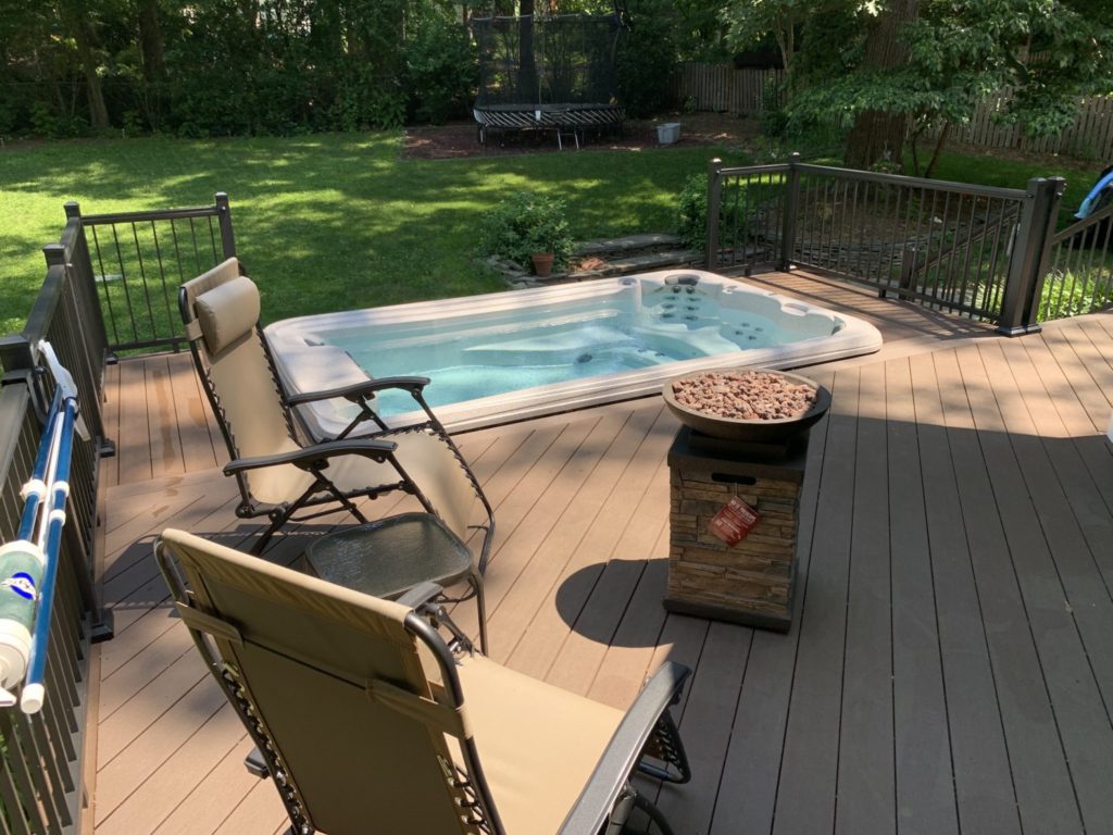 Fire Pit On Your Wood Or Composite Deck, Can I Put A Fire Pit On My Trex Deck