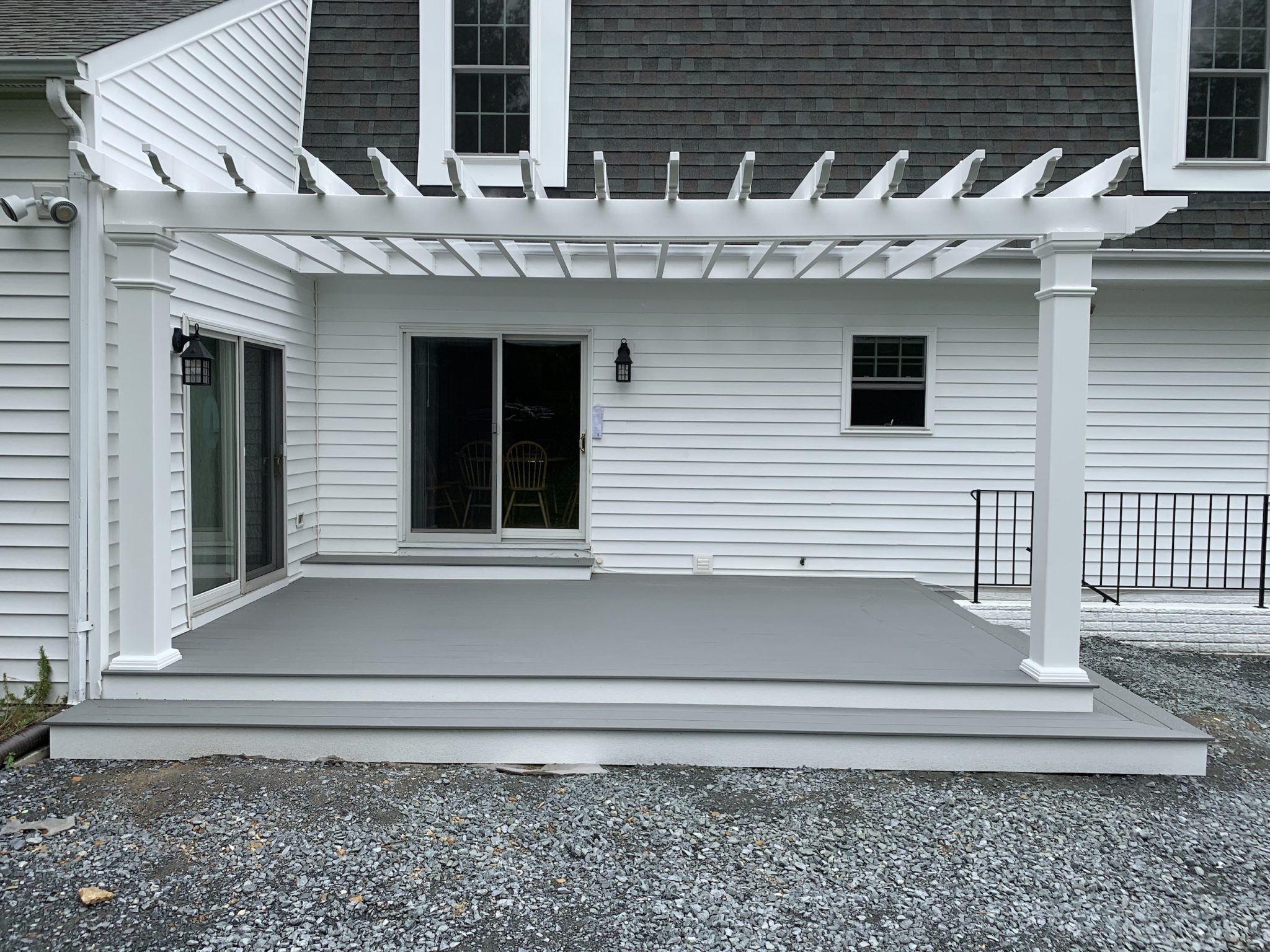 Makeover Monday Trex Deck and Pergola in Millersville, Maryland