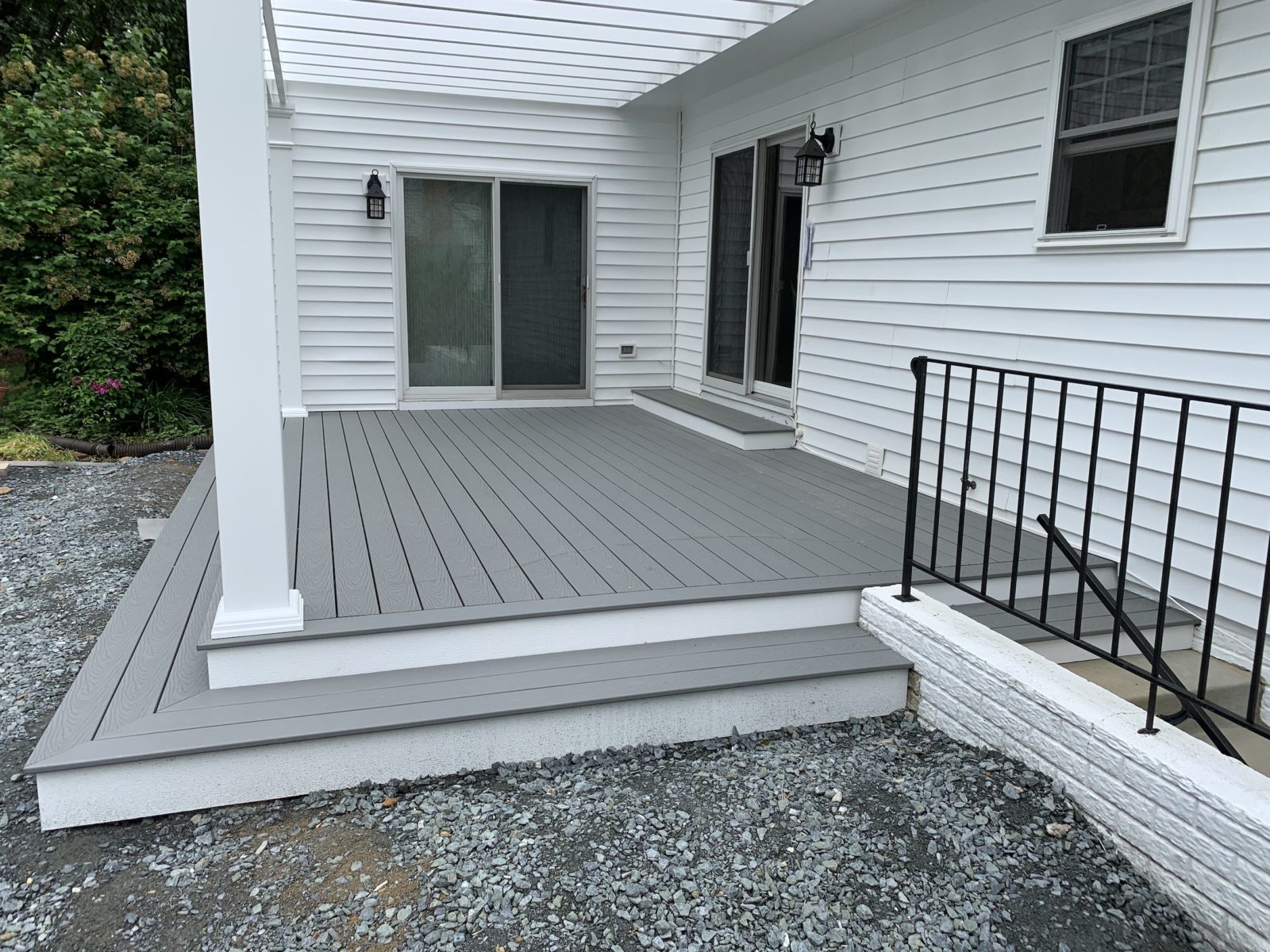 Makeover Monday Trex Deck and Pergola in Millersville, Maryland