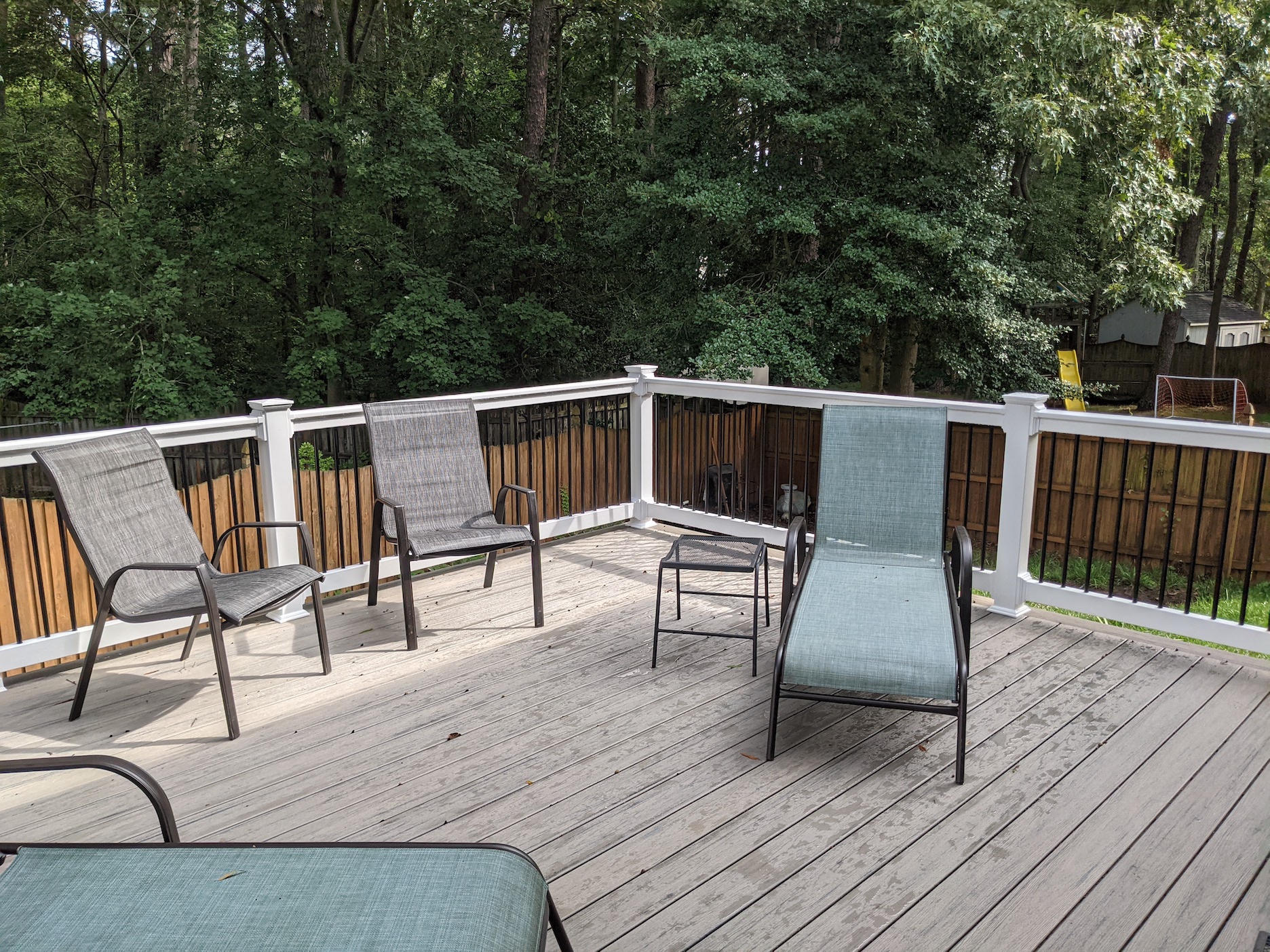 Makeover Monday Composite Deck in Glen Burnie, Maryland Fence & Deck