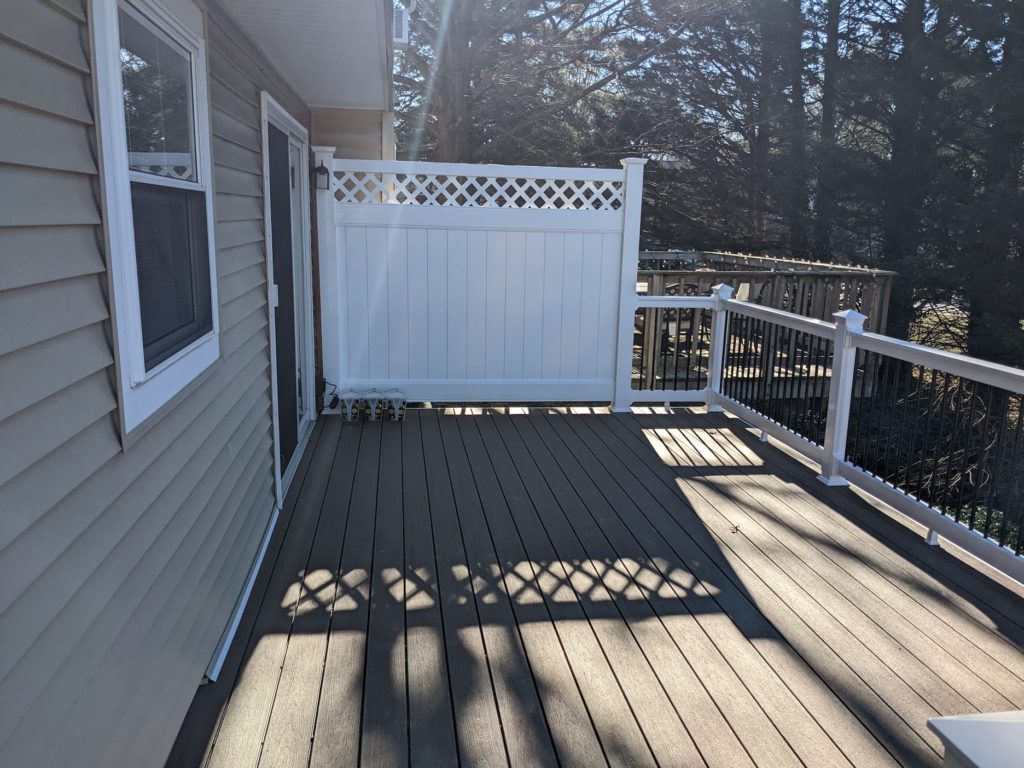 deck privacy panel in Maryland