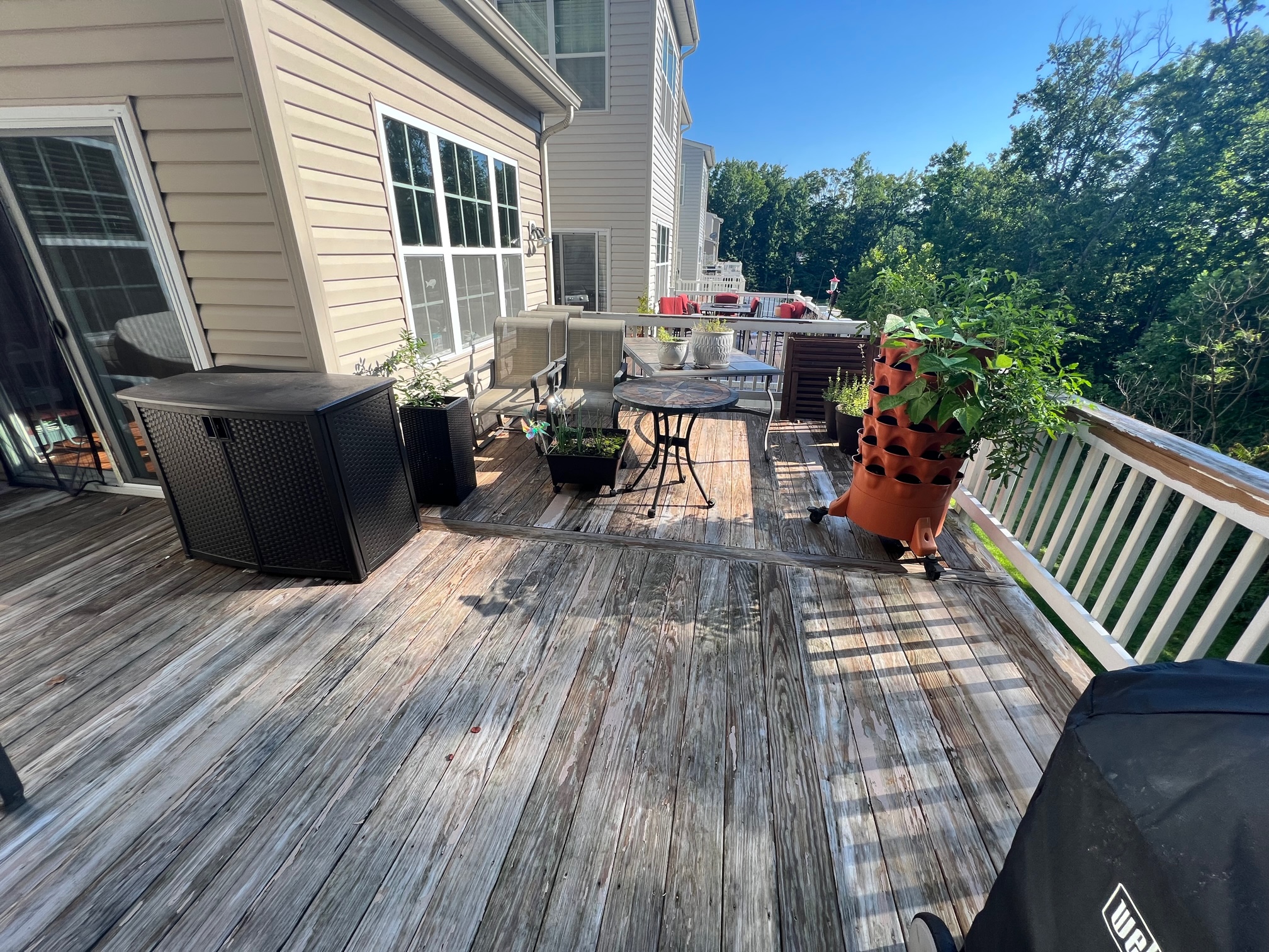 Makeover Monday Composite Deck in Aberdeen, Maryland Fence & Deck