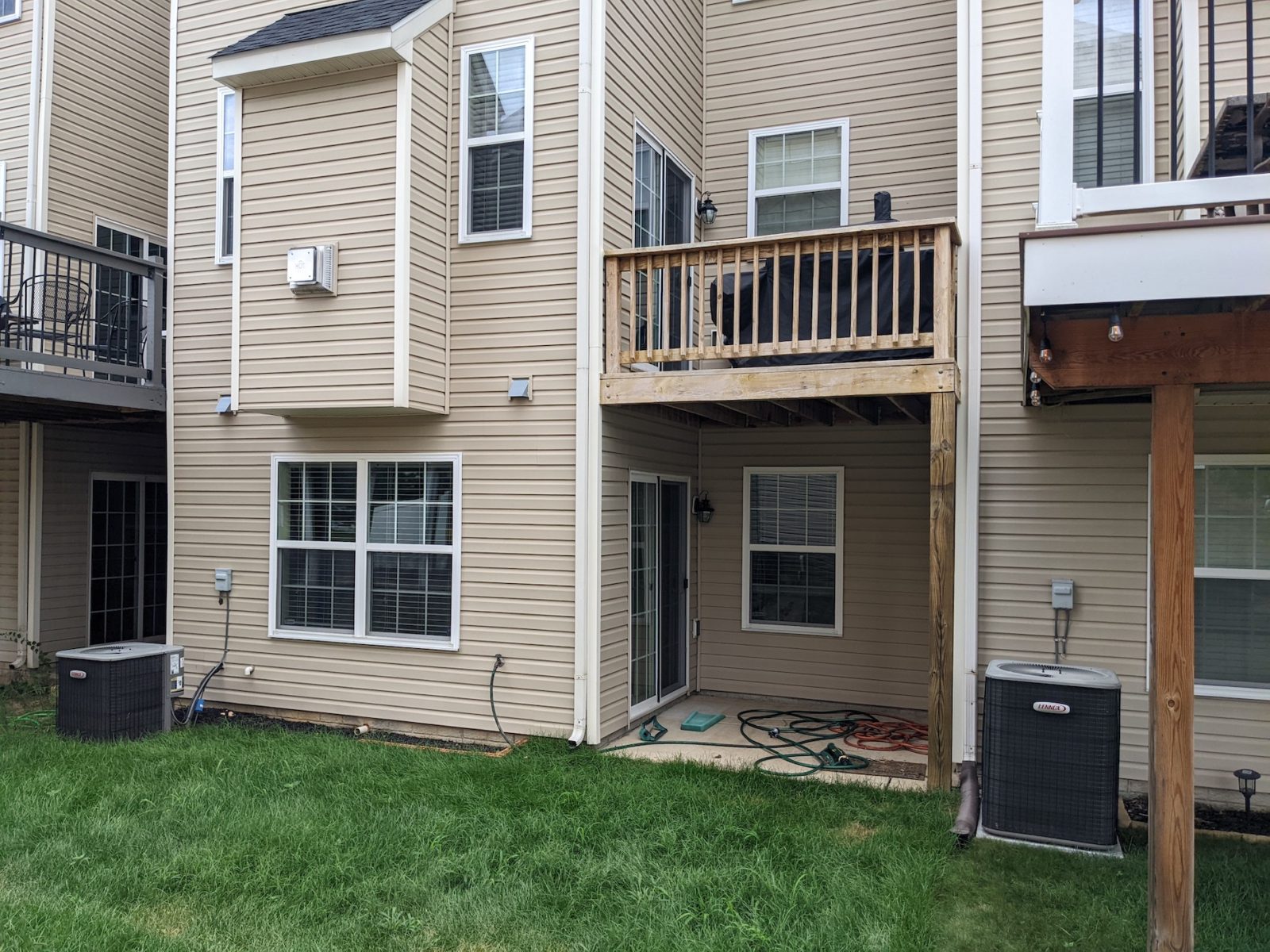 Makeover Monday Townhome Deck Extension in Glen Burnie, MD Fence