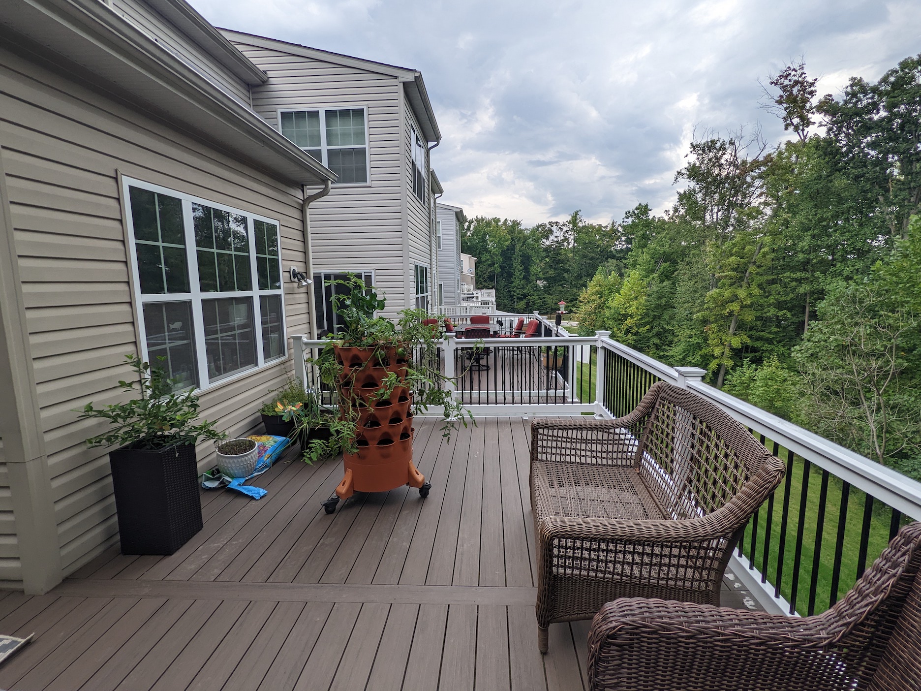 Makeover Monday Composite Deck in Aberdeen, Maryland Fence & Deck