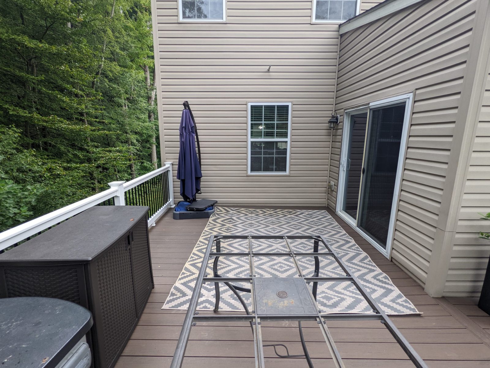 Makeover Monday Composite Deck in Aberdeen, Maryland Fence & Deck
