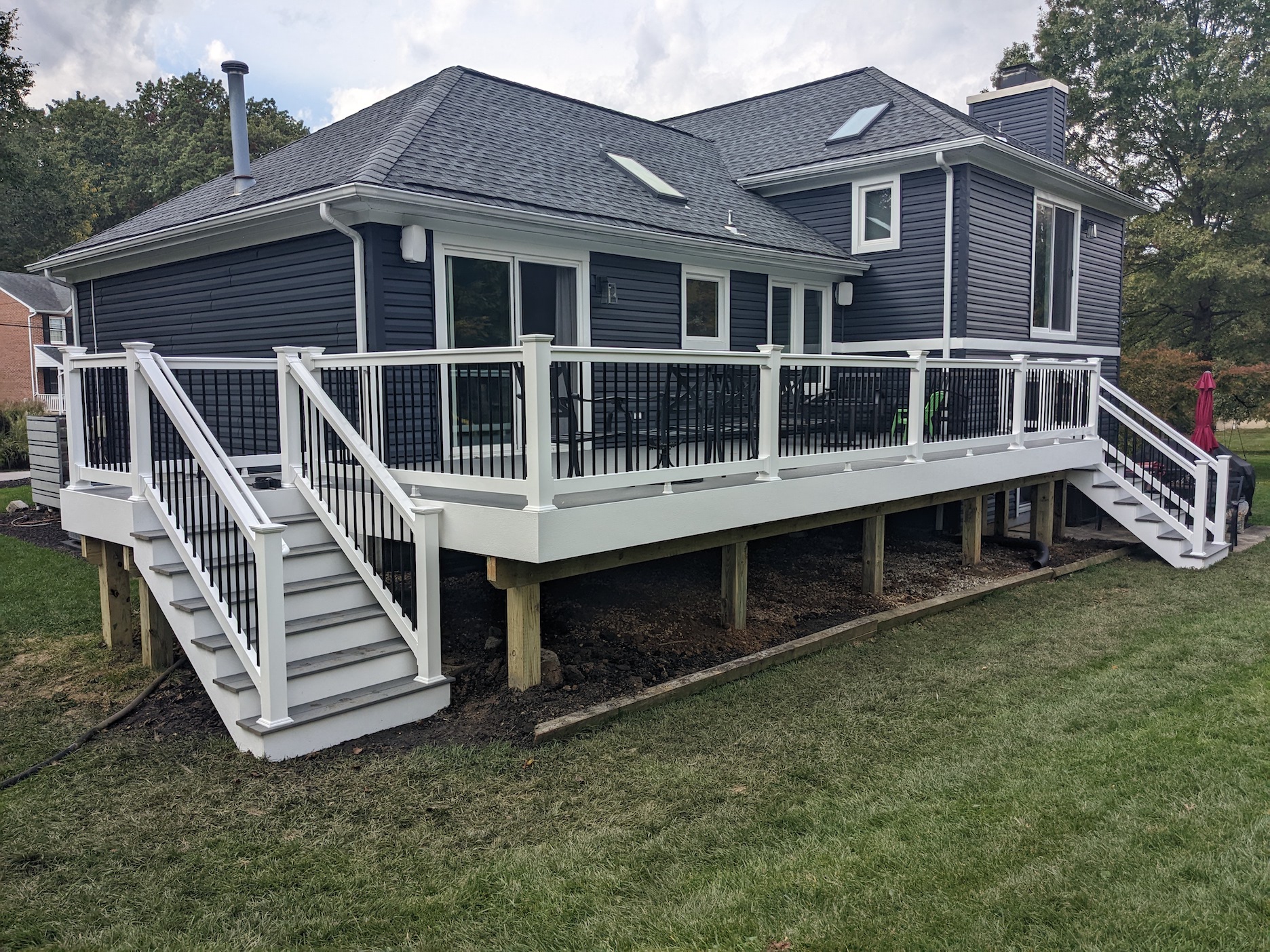 Makeover Monday Trex Select Deck in Catonsville, Maryland Fence
