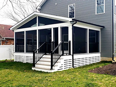 Screened Porches, screening in a porch, screened deck ideas