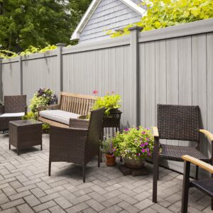 Tongue & Groove Vinyl Privacy Fencing