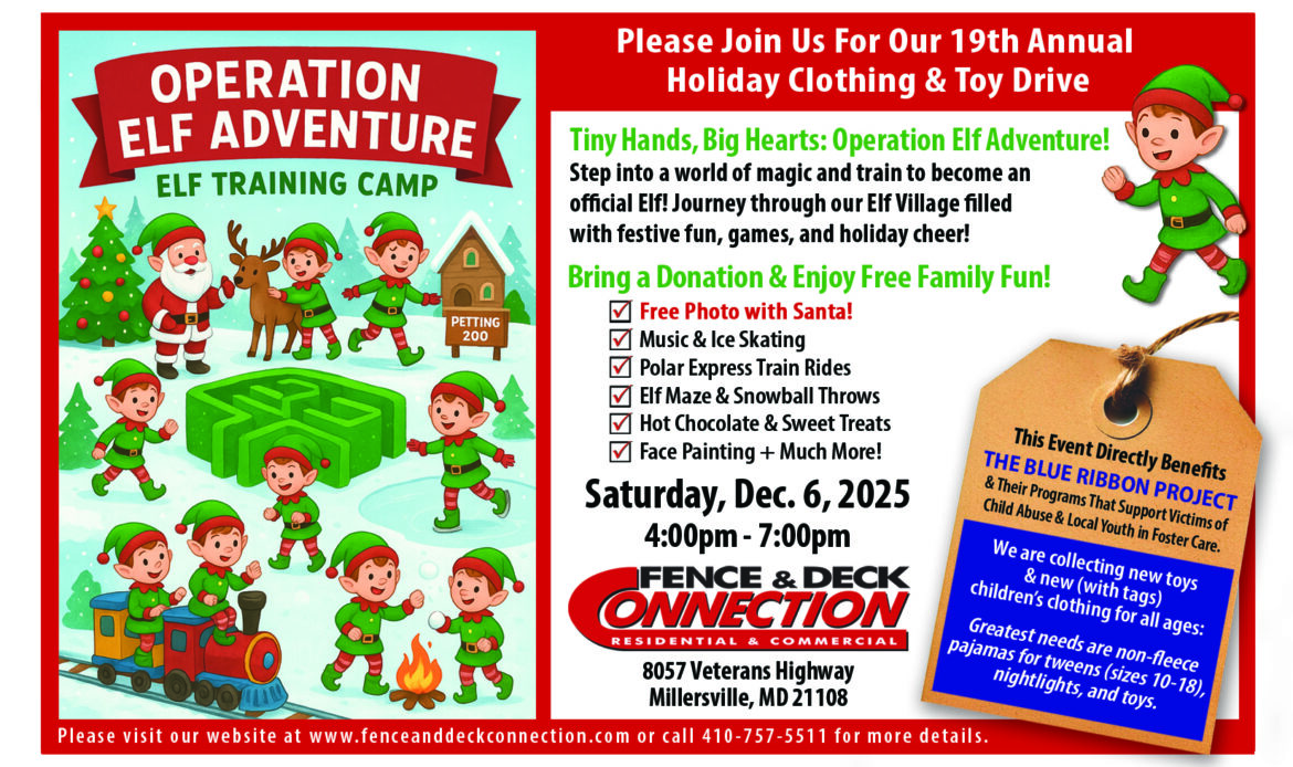 2025 Holiday Drive Event Flyer