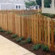 picket wood fence