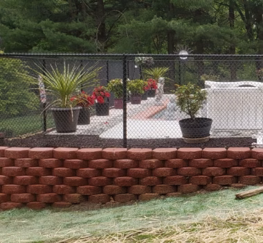 chain link pool fence