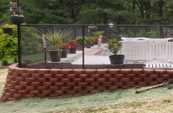 chain link pool fence