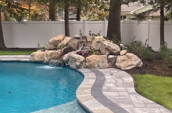 vinyl pool fence