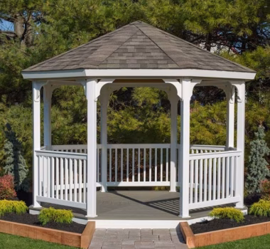 open gazebo with no screen