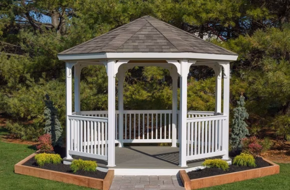 open gazebo with no screen