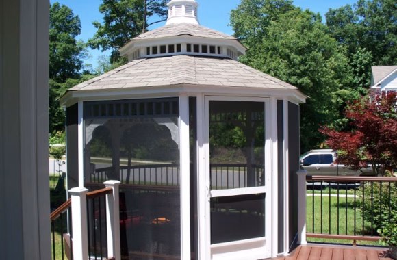gazebo with screen