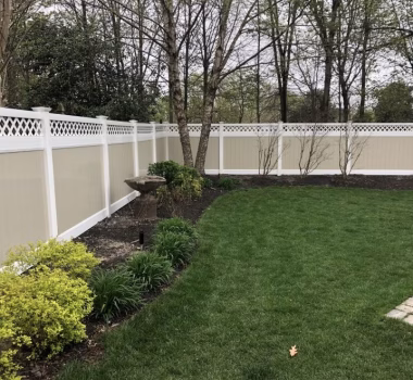 6' Two Toned Privacy Fence
