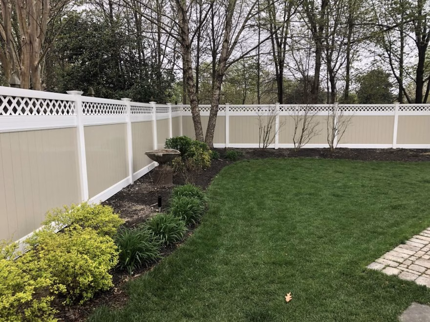 6' Two Toned Privacy Fence