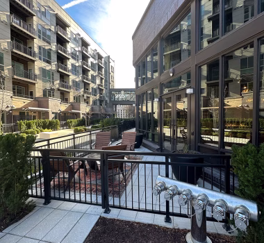 Aluminum Balcony Railing and Courtyard Railing at Multifamily Complex
