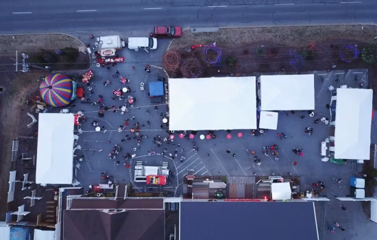 Holiday Drive Drone Photo