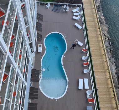 Composite Pool Deck in Ocean City, MD