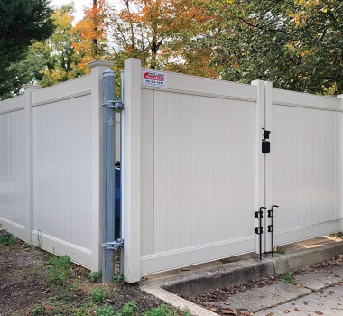 PVC & Steel Dumpster Enclosure