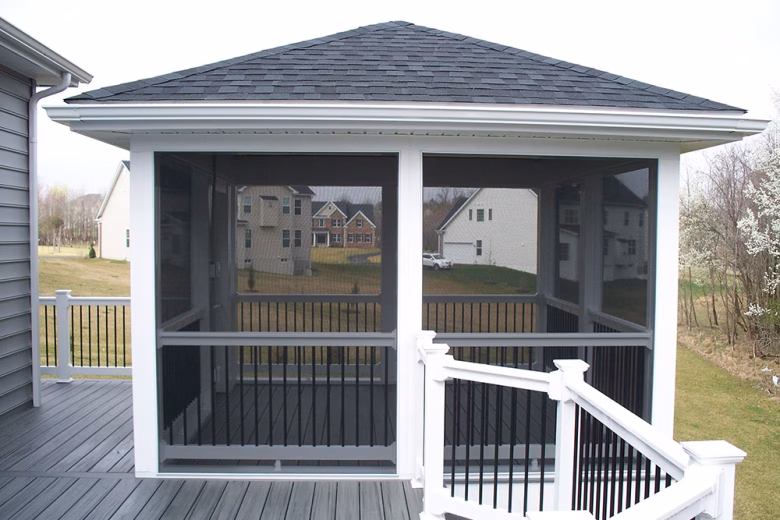 Screened Porch Detached from the house