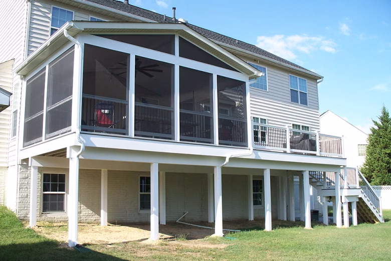 Screened Porch and Deck Project in Severn MD