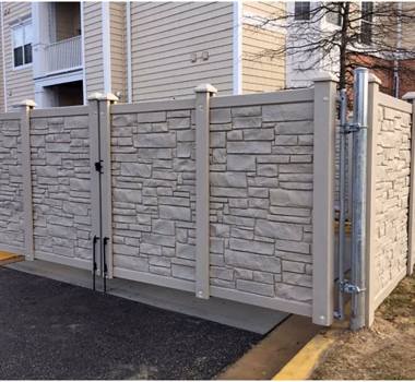 Simtek Dumpster Enclosure