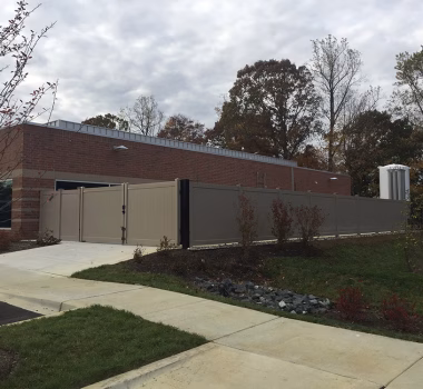 Utility Enclosure at Bestgate Animal Hospital