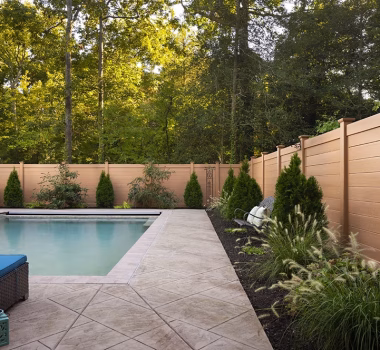 Vinyl Privacy Fence Sierra Blend