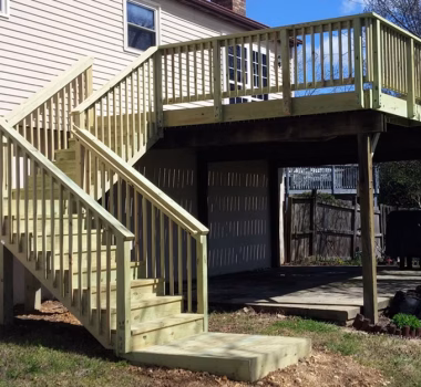 Wood Deck and Stairs