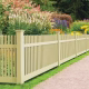 classic straight picket fence