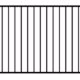 Closed Top 2 Rail Aluminum Fence