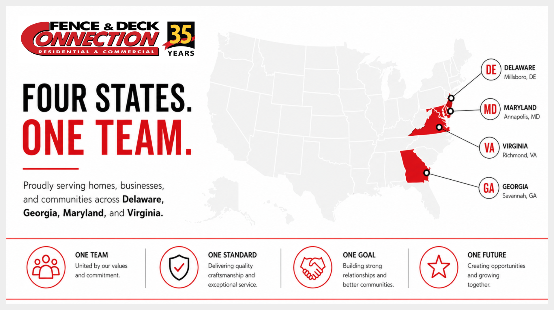 One Team Four States