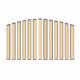 convex wood picket fence