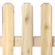 dog ear wood picket fence