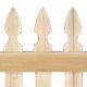 french gothic wood picket fence