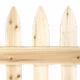 gothic wood picket fence