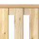 square top wood picket fence