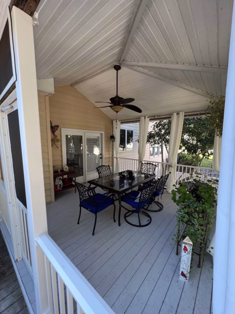 the original before porch interior