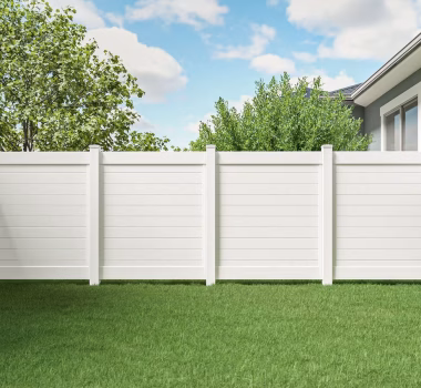 Horizontal Tongue & Groove Vinyl Privacy Fence