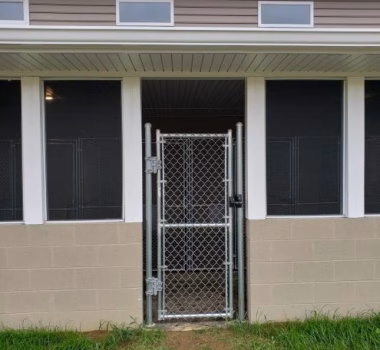 Dog Kennel Chain Link Gate