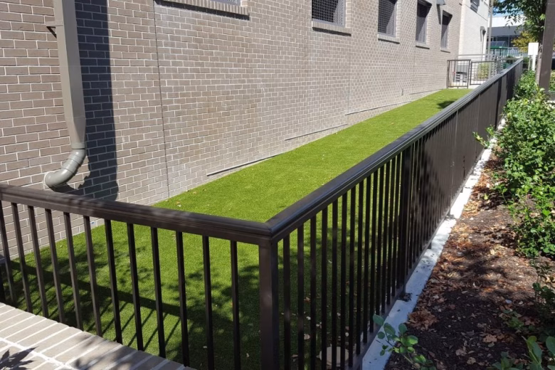 Bronze Aluminum Dog Park Fence for Multi-Family Complex