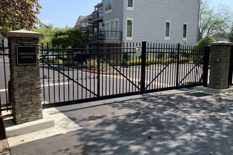 Control Access Gate at Chesapeake Landing in Annapolis MD